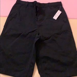 Brand new! Black shorts 100% cotton size 14
